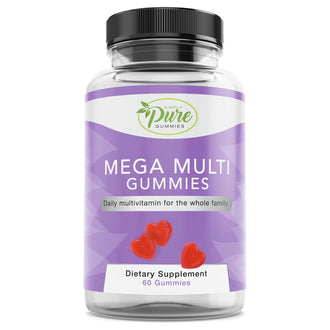 Mega Multi-Vitamin for Both Adults and Children, 60 Gummies